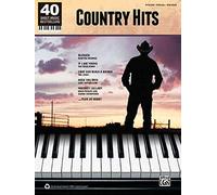 40 Sheet Music Bestsellers -- Country Hits: Piano/Vocal/Guitar