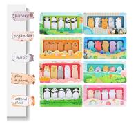 40 Styles Carnet de Notes Autocollant, 1200 Pcs Bloc Notes Animaux, Notes Adhésives Animales, Sticky Note pour les études, la Maison, le Bureau