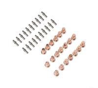 40 têtes plasma 1,0 mm 1,1 mm électrode 52582 pour lampe de poche IPT-60 PT60 PT40 IPT-40, électrode à pointes plasma, torche lasma 1,0 mm, buse de 1,0 mm, consommables de coupe plasma