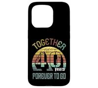 40 Wedding Anniversary for Couple Best 40th Year of Marriage Coque pour iPhone 15 Pro