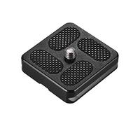 40 x 38 mm Taille universelle en alliage d'aluminium Plaque à dégagement rapide D-40T QR Plaque avec vis 6,35 mm pour trépied Arca Swiss Benro Monopode Tête sphérique Accessoire