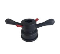 (40 x 4 mm) Jeu d'écrous de moyeu à ailettes rapides pour équilibreuse de pneus, outil de dégagement rapide, diamètre de l'arbre 40 mm, pas 4 mm, accessoire pour atelier de réparation de pneus par Reb