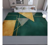 40 x 60 cm Tapis Entrée Intérieur, Multicolore Antidérapant Tapis Lavable, Pile Courte Tapis Salon Moderne Minimaliste Unique Géométrique Triangle pour Dessous, Cuisine, Chambre Chien