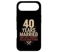 40 Years of Marriage & Still Haven't Killed Each Other Coque pour iPhone Air