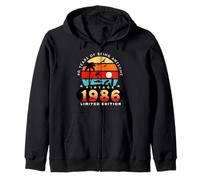 40 Years Old Vintage Born in 1986 Limited Edition Retro Sweat à Capuche
