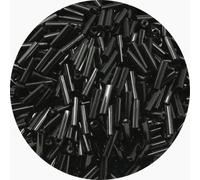 400/800 pièces 2mm 6mm perles de verre à breloques Tube Bugle perles d'espacement pour la fabrication de bijoux bricolage boucle d'oreille collier