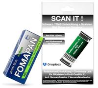 400 ASA B+W Film à Rouler 120 mm + développement de Film + numérisation avec Retour des négatifs