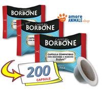 400 Capsules → Café Borbone Mélange ROUGE Compatible BIALETTI / OFFRE