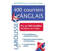 400 courriers en anglais - Collectif - Larousse - broché - Méthode de langue