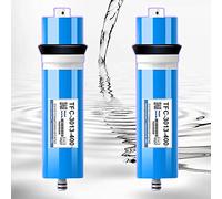 400 GPD RO Membrane Osmose Inverse Résidentielle Filtre À Eau Cartrige de Remplacement pour Système de Filtration d'eau Potable À 5 Étages (3013-400 GPD, 2pcs)