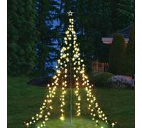 400 LED Lichterpyramide 4 Mètre Décoration de Noël Feux D'Éclairage Étoile