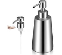 400 ml distributeur de savon liquide 304 bouteille de désinfectant pour les mains en acier inoxydable salle de bain cuisine bou