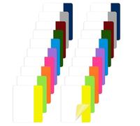 400 Pastilles Adhésives 20 Ensembles 10 Couleurs Index Marqueurs Adhésifs Marqueurs de Page Colorés Drapeaux de Bande Repositionnables pour Livres Reliures et Classeurs
