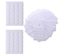 400 Pièces Autocollants pour Mèches Bougies, Autocollants en Mousse Mèche, Matériau Éponge Résistance à Chaleur Autocollants Bougie Double Face pour Bricolage, Fabrication Bougies (Blanc)