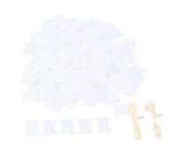 400 Pièces Bobines de Fil en Plastique pour Point de Croix Broderie Coton Fil Point Canette Artisanat Bricolage Fil à Coudre Stockage