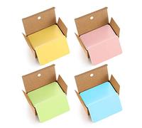 400 Pièces Carte Couleur, Flash Cards, Cartes de Papier Kraft Vierges Colorées, Carte Vierge de Carte Postale, Note Carte, Carte de Remerciement, Carte de Visite (Rose/Vert/Jaune/Bleu)