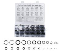 400 pièces de joints toriques, 24 tailles de joints en caoutchouc, kit de joints électriques, kit d'assortiment de joints toriques pour joints de tuyaux isolés