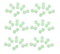 400 Pièces Gobelets de Colle à Double Chambre Hexagonale Verte | Design Compact Mini avec Deux Trous, Plastique Solide, pour Artistes et Débutants en Extension