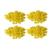 400 Pièces Leurre Souple Maïs Artificiel Flottant | Plastique Jaune, Design Haute Simulation, Action Naturelle, pour Carpes et Autres Poissons en Lac