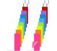 400 Pièces Marque Page Adhesif, 10 Couleurs Annotation Livre, Marque Page Adhesives Notes,Signets Adhésifs Index Tabs, Inscriptible Sticky Tabs pour Livres, Dossiers et Cahiers