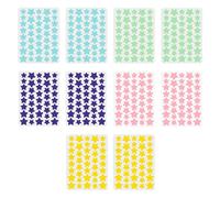 400 pièces Pimple Patches Star, 3 Tailles Patch Bouton Acne Patches Naturel Hydrocolloïde avec L'huile Tea Tree L'acide Salicylique Jour Et Nuit Invisible Imperméable Absorption (10/12/14 mm)