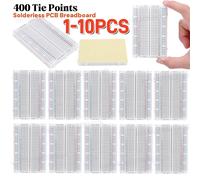 400 Points d'attache sans soudure PCB platine de prototypage Mini Test universel Protoboard bricolage planche à pain Bus carte de Test pour arduino 5PCS
