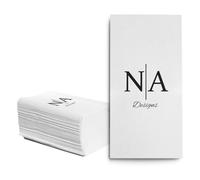 400 serviettes de table personnalisées pour mariage - Serviettes de table personnalisées avec photo pour mariage - Serviettes de table cocktail pour animaux de compagnie pour fête de fiançailles