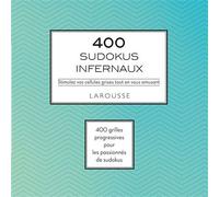 Collectif – 400 Sudokus Infernaux – Stimulez vos cellules grises tout en vous amusant – Relié