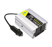 400 W Voiture Power Inverter DC - Modified Sine with USB Display | 200W Rated 400W for Outdoor Solar Camping RV Home Appliances, Battery Clip or Lighter Plug Included