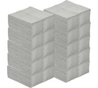 4000 essuie-mains en papier Essuie-mains pliés 1 épaisseur Essuie-mains en papier Essuie-mains pliés Papier Gris
