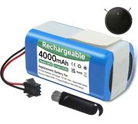 4000 Mah 14,4V Batterie Pour Venga Rvc 3000,Lefant T700/M201/M1,Tesvor X500/S6/S4/S3,Proscenic 850T,Bagotte Bg600/Bg700,Eufy Robovac 11S/30C/G10 Batteria[CLE152599]