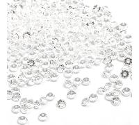 4000 pièces de diamants de décoration en acrylique de 4 mm - Confettis scintillants - Décoration de table - Pierres de décoration en cristal - Diamants pour DIY - Décoration de mariage, baptême