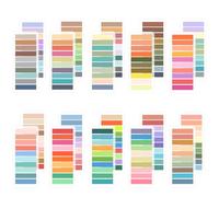 4000 Pièces Marque Page Adhesif,20 Styles Annotation Livre,Sticky Tabs,Postites pour Livre,Onglets Adhésifs pour Maison,École,Bureau,Marquage Annotation Livre Classification des Notes (Multicolore)