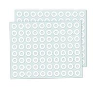 4000 Pièces, Oeillets Classeur Autocollants Feuille Papier - Blanc