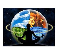 4000 Puzzles pour adultes Une collection Yoga et les quatre saisons Puzzle Collages de couleurs pour les adolescents et l'art des enfants 141,5 × 87,5 cm