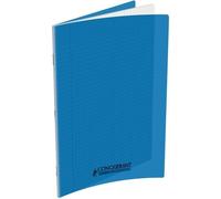 Conquerant Cahier Classique 24x32 cm grands carreaux Seyès 48 pages agrafées couverture polypro bleu