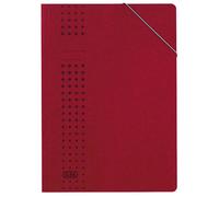 [400010103-3] ELBA Lot de 3 Chemises à élastique chic, en carton, A4, bordeaux