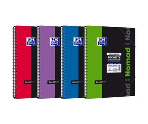 [400037403] Oxford Cahier Etudiant NomadBook A4+160 pages 90g lignée 7mm Colo...