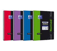 oxford etudiants cahier nomadbook, a4+, ligné noir