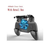 (4000mah) Gaming L1 R1 Control Joystick compatible for Android iPhone Phone Gamepad PUBG Controller Mobile Trigger Joypad Game Console Pad Cellular