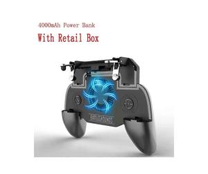 (4000mah) Gaming L1 R1 Control Joystick compatible for Android iPhone Phone Gamepad PUBG Controller Mobile Trigger Joypad Game Console Pad Cellular