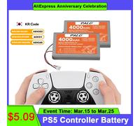 4000mAh PS5 PS 5 Sans Fil Contrôleur Batterie pour Sony Playstation 5 LIP1708 Dualsense Gamepad Contrôleur CFI-ZCT1W CFI-ZCT1J 2 PCS Battery