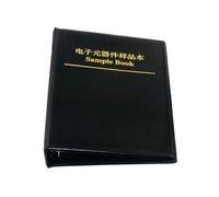 4000Pcs 0402 SMD capacitor sample book 80 kinds x 50pcs 0.5pF-1uF capacitor package sample book component package MQXFCZUX