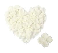 4000pcs Pétale de Rose pour Mariages, Pétale Rose en Soie, Insipides Pétales De Fleurs Soie Artificielle, Décoration Pétale Fleur Confettis pour Saint Valentin,Allée Mariage,Lit,Fête,Table (Blanc)