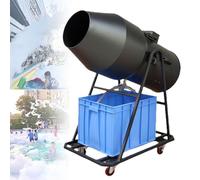 4000W Machine À Mousse Pour Fêtes, Portée De Pulvérisation De 14 À 18m, Réservoir D'eau De 50L Et 4 Roues Inclus, Pour Jardin, Piscine, Intérieur, Fêtes Et Événements Dans La Cour