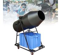 4000W Machine À Mousse Pour Scène (Distance De Pulvérisation De 14-18m), Réservoir D'eau De 50L - Grande Machine À Mousse Pour Fêtes Avec Roue Universelle, Pour Événements En Plein Air