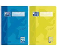 [400104368-3] Oxford Lot de 3 Cahiers d'exercices "Touch", A4, règle 22, dami...