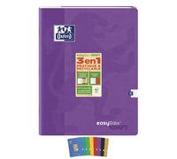 Oxford Cahier grand format EasyBook Kraft 96 pages agrafées 24 x 32 cm (modèle aléatoire)