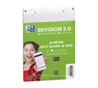 [400153462] Oxford Paquet de 32 Fiches Bristol revision 2.0 Perforées 148x210...