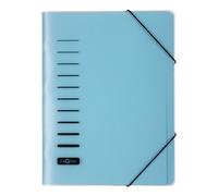 [40056-02-3] PAGNA Lot de 3 Chemises Trieur à Elastique A4 Polypro 6 comparti...